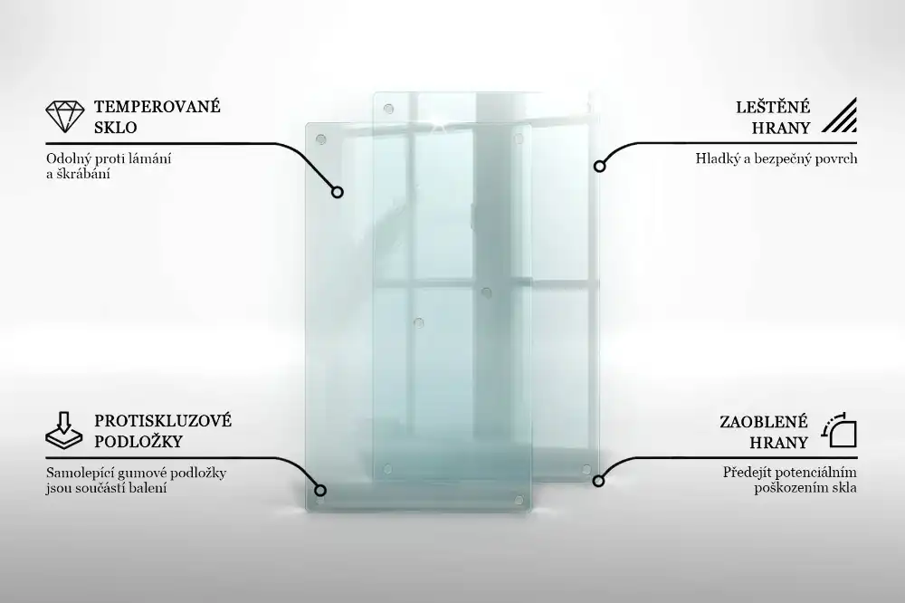 Płyta ochronna na indukcję szkło transparentne