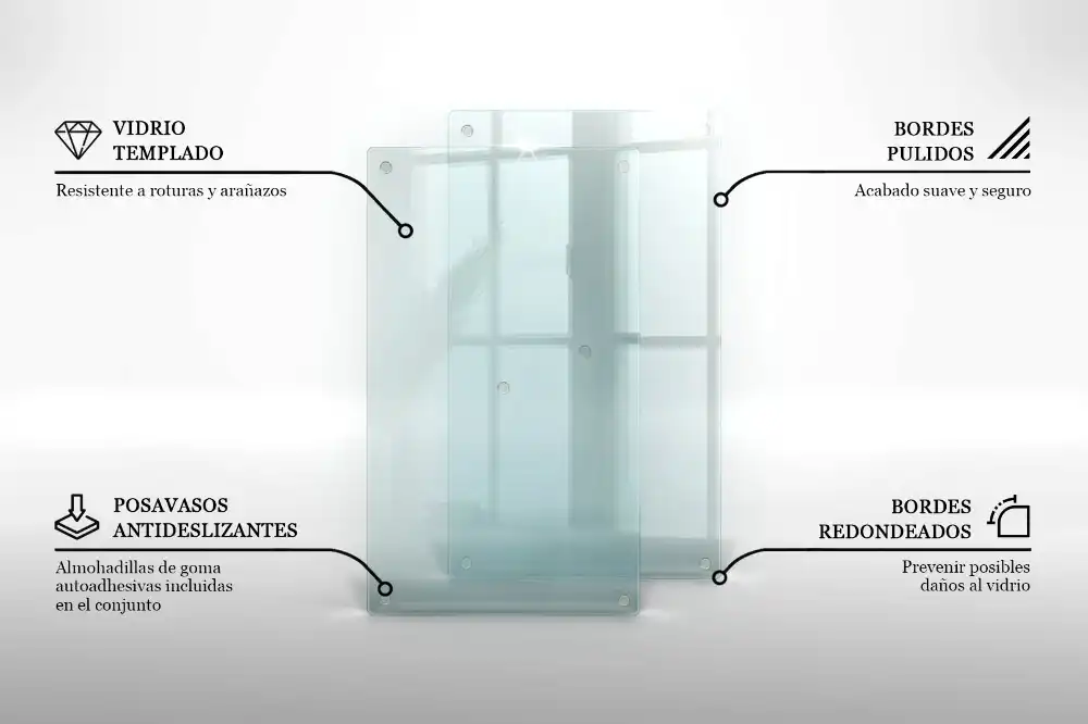 Płyta ochronna na indukcję szkło transparentne