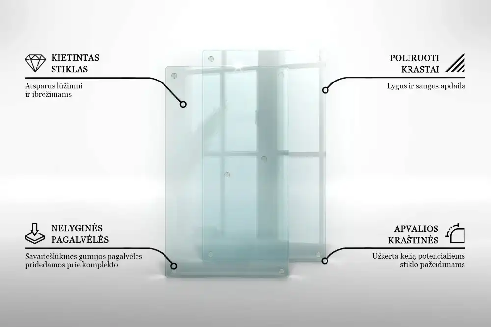 Płyta ochronna na indukcję szkło transparentne
