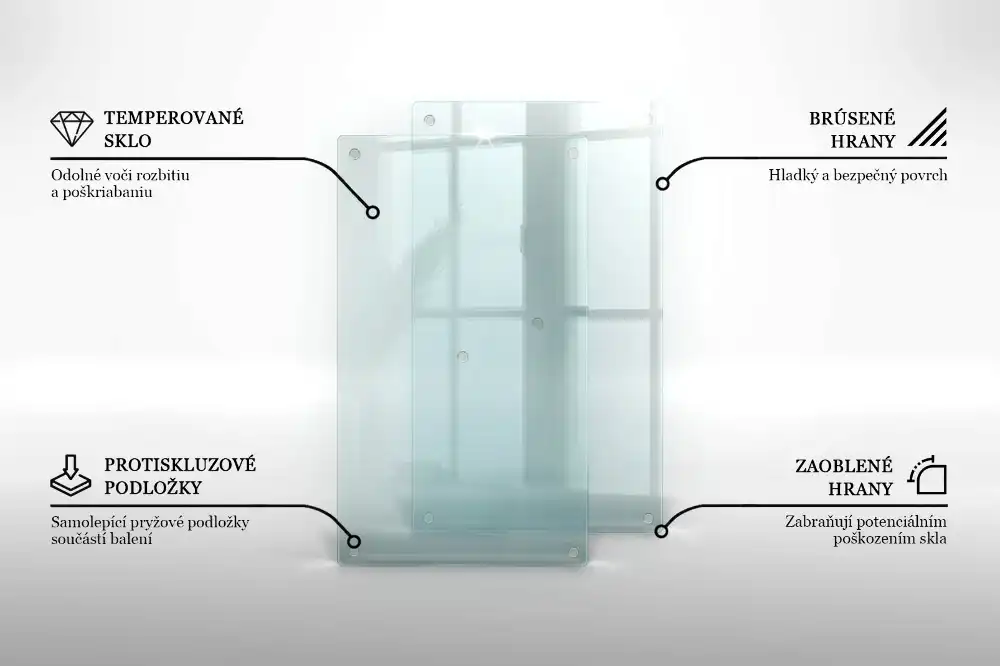 Płyta ochronna na indukcję szkło transparentne