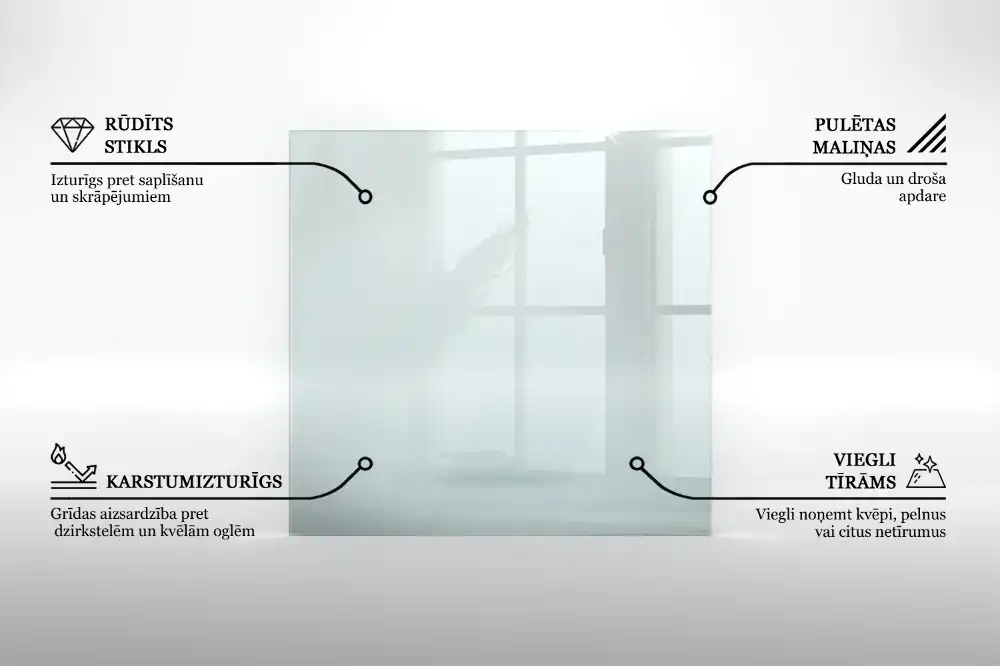 Szkło pod kozę sześciokątne szkło transparentne
