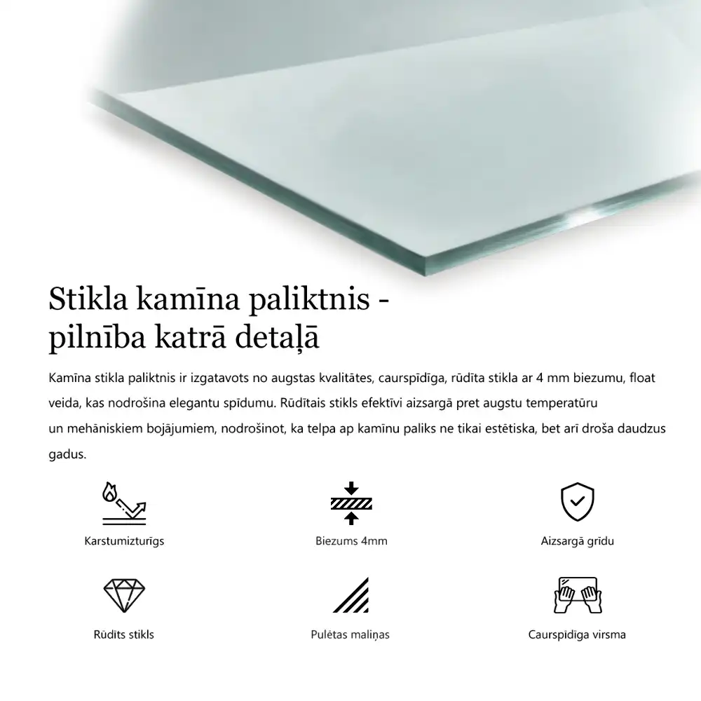 Szkło pod kozę sześciokątne szkło transparentne
