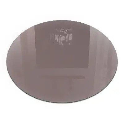 Okrągły panel kominkowy kolor beżowy