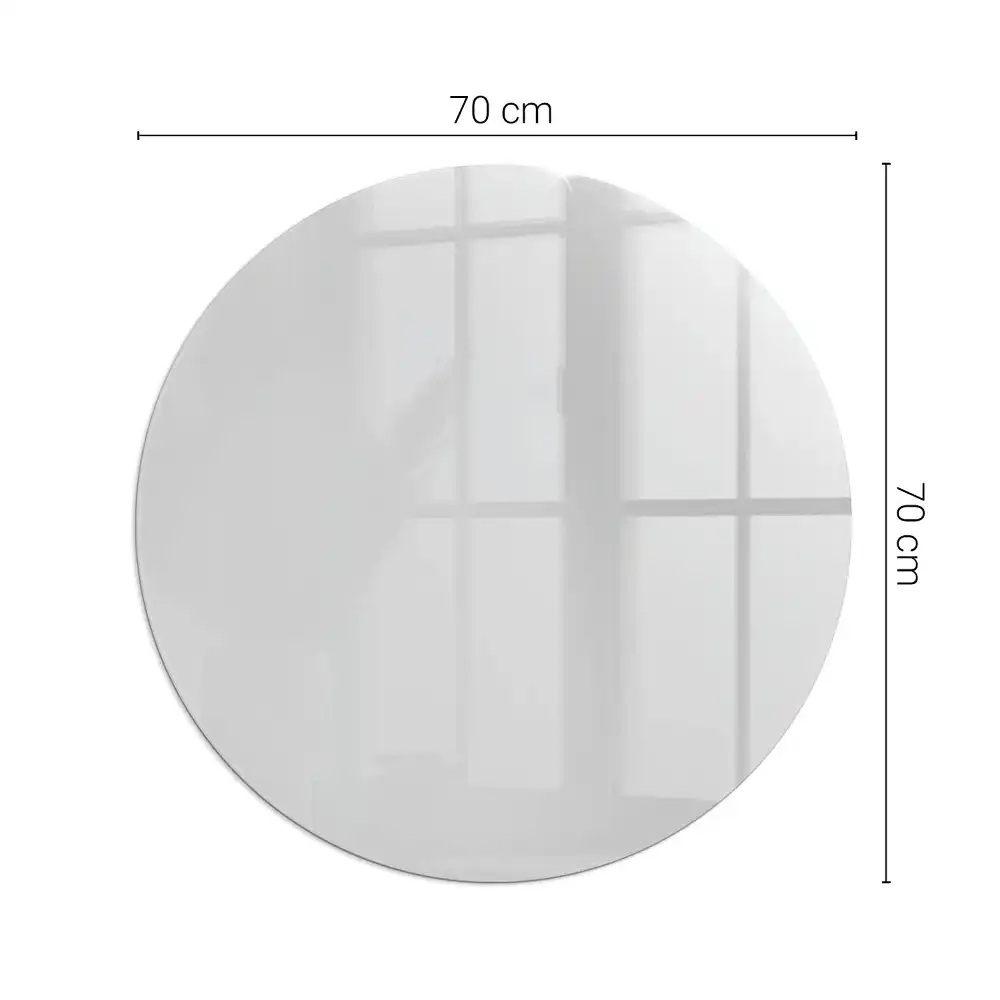 Szkło pod kozę okrągłe kolor szary