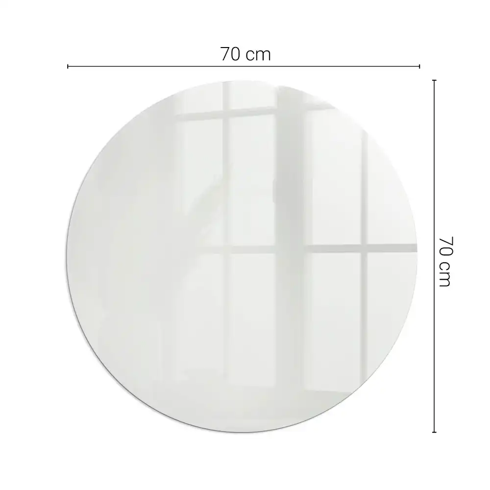 Okrągły panel kominkowy kolor szary