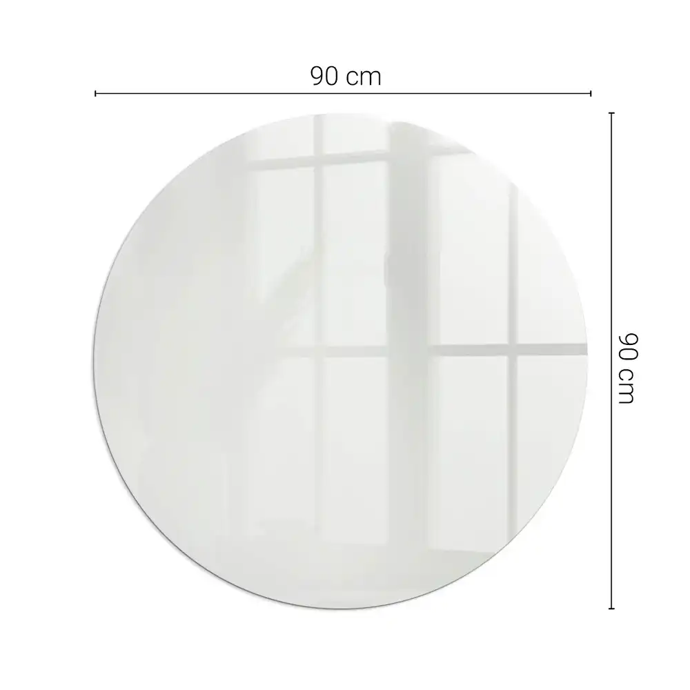 Okrągły panel kominkowy kolor szary