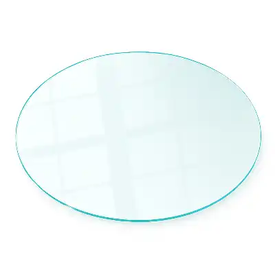 Szkło hartowane pod kominek okrągłe transparentne
