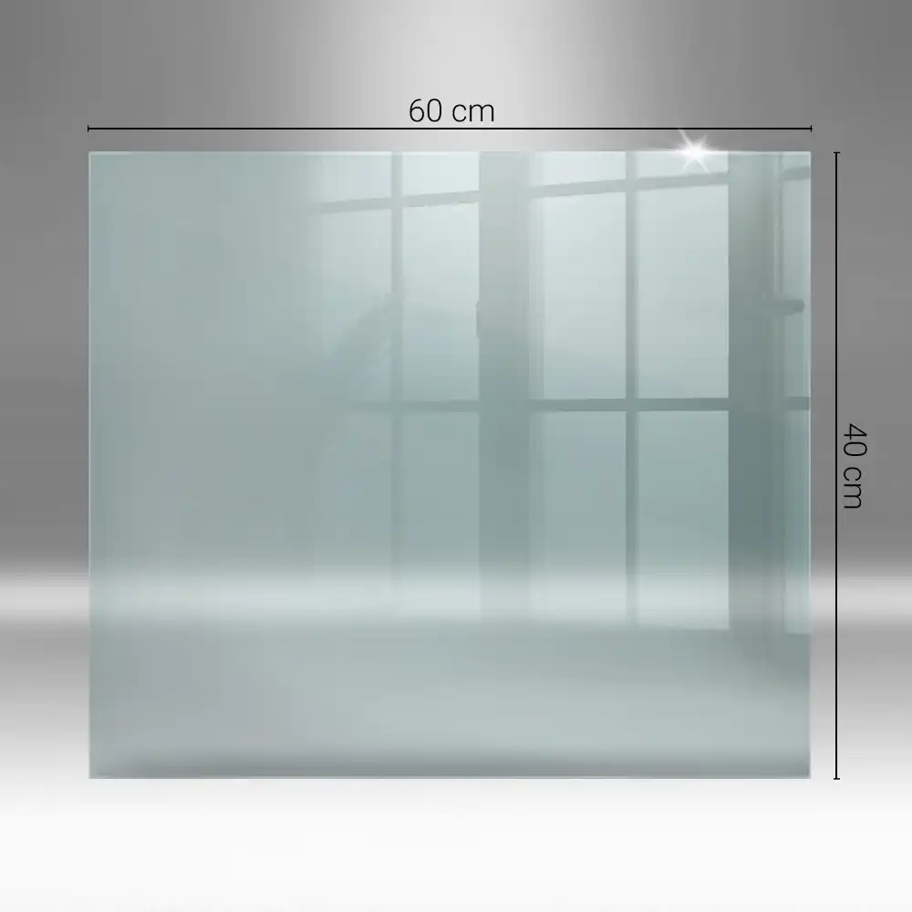 Prostokątne szkło pod kominek szkło transparentne