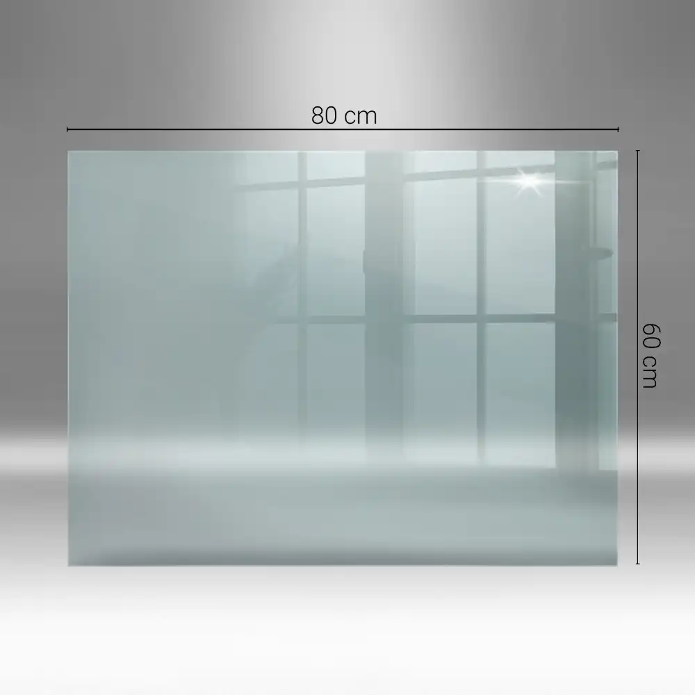 Prostokątne szkło pod kominek szkło transparentne