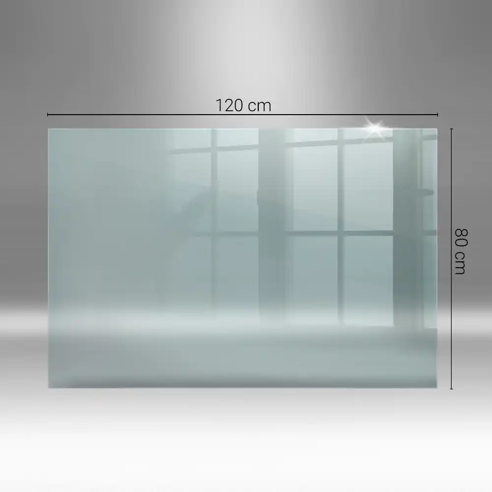 Prostokątne szkło pod kominek szkło transparentne