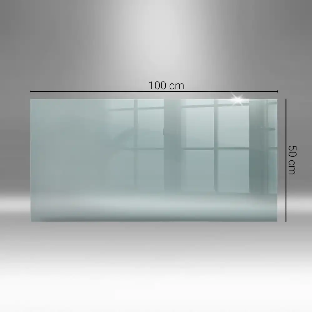 Prostokątne szkło pod kominek szkło transparentne