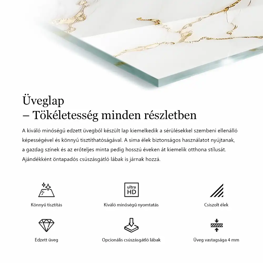 Prostokątny blat o wyglądzie naturalnego drewna