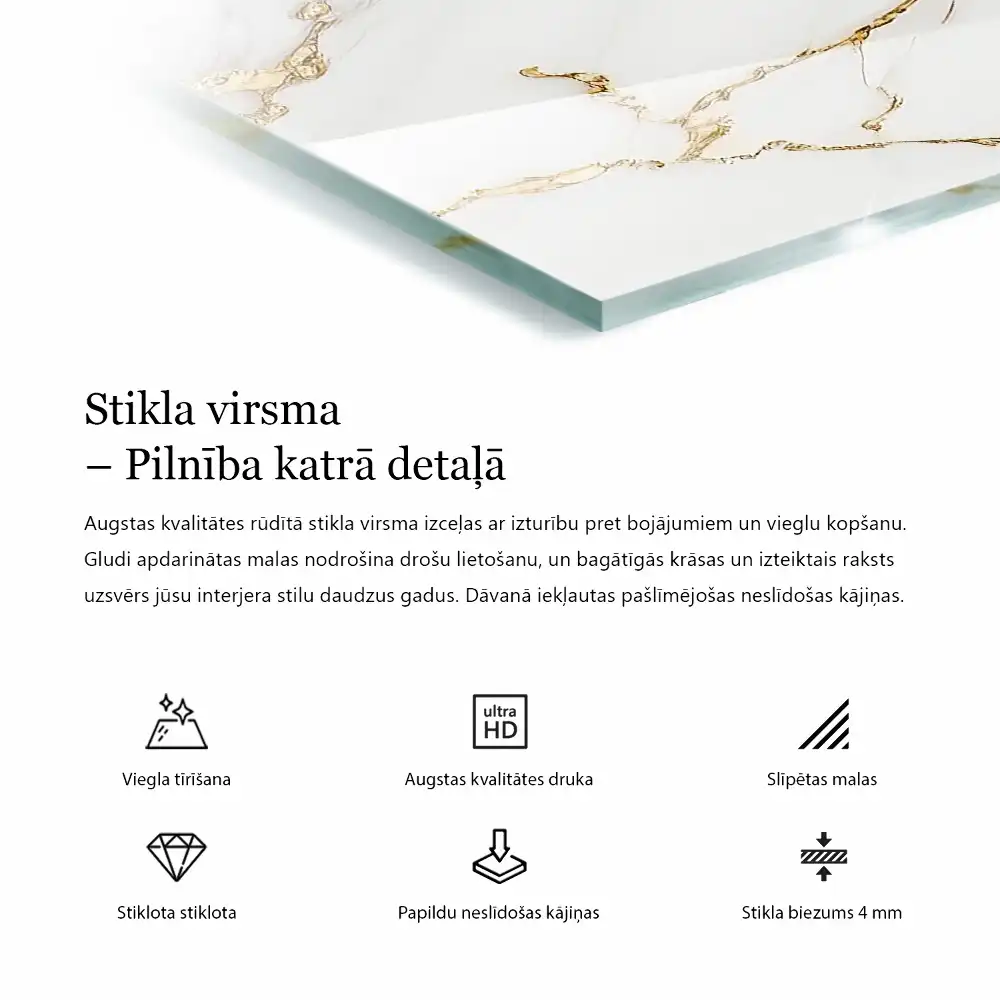 Prostokątny blat o wyglądzie naturalnego drewna