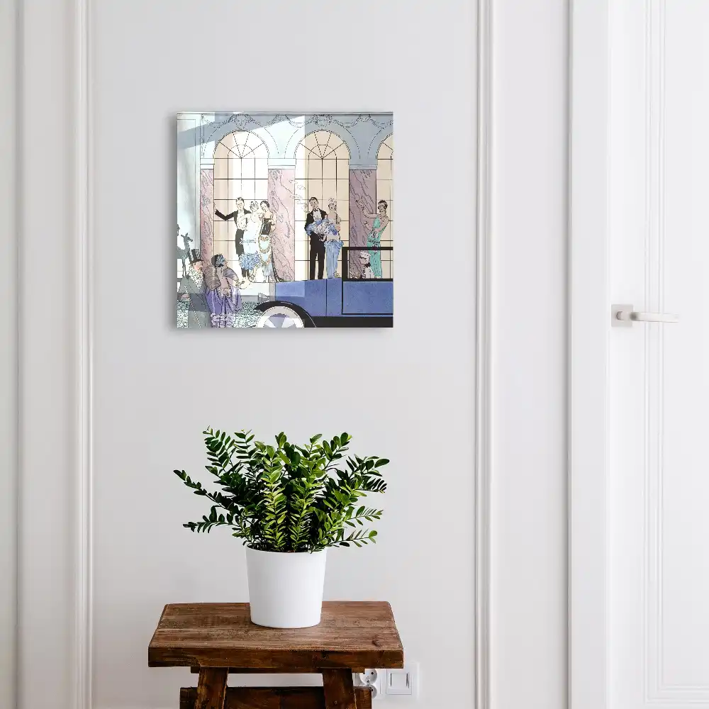 Szafeczka na klucze art deco przyjęcie pełne elegancji i stylu