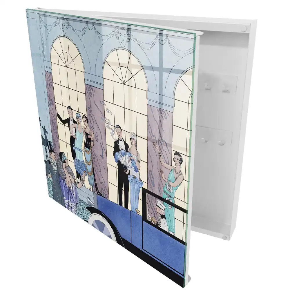 Szafeczka na klucze art deco przyjęcie pełne elegancji i stylu