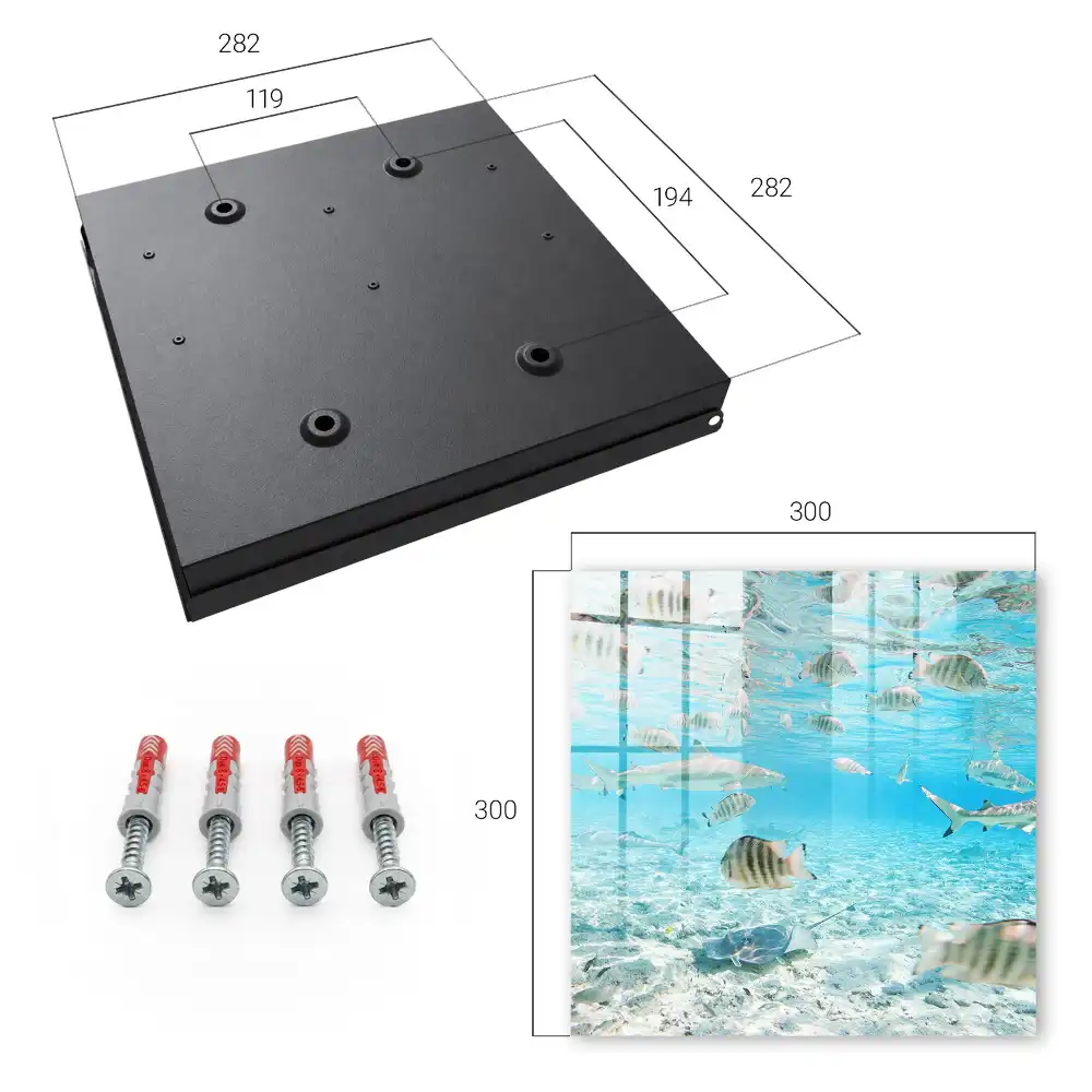 Szafeczka na klucze rafy koralowe pełne życia i harmonii
