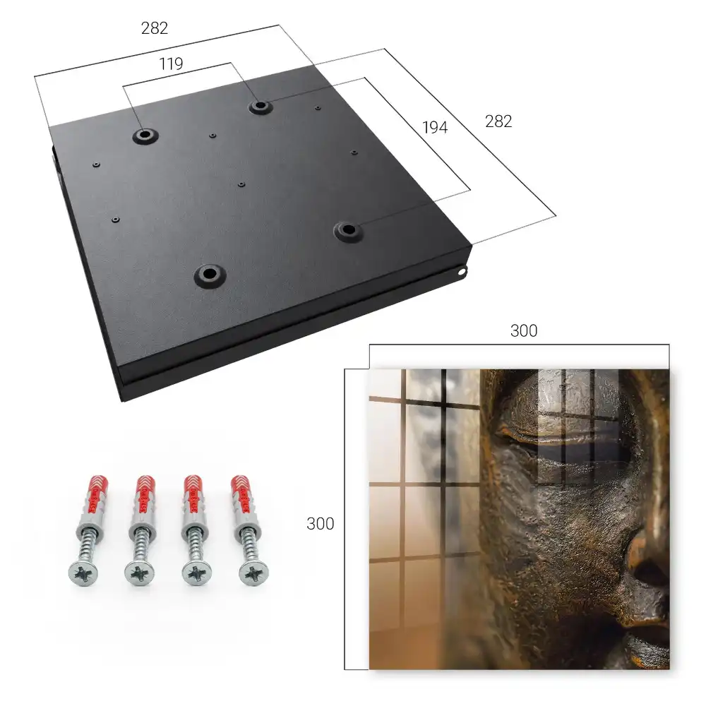 Szafeczka na klucze subtelna twarz pełna harmonii