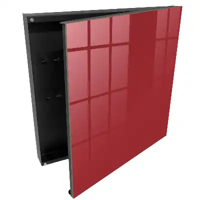 Szafka na klucze intensywna jednolita barwa głęboka