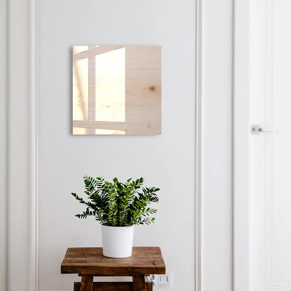Szafka na klucze subtelna tekstura drewna z delikatnymi słojami