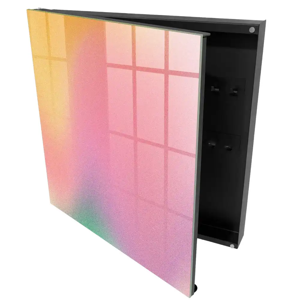 Szafka na klucze pastelowy gradient w żywych kolorach