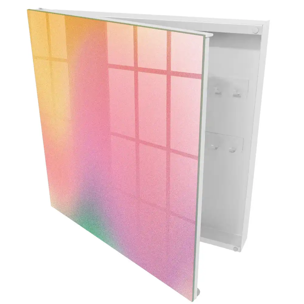 Szafka na klucze pastelowy gradient w żywych kolorach