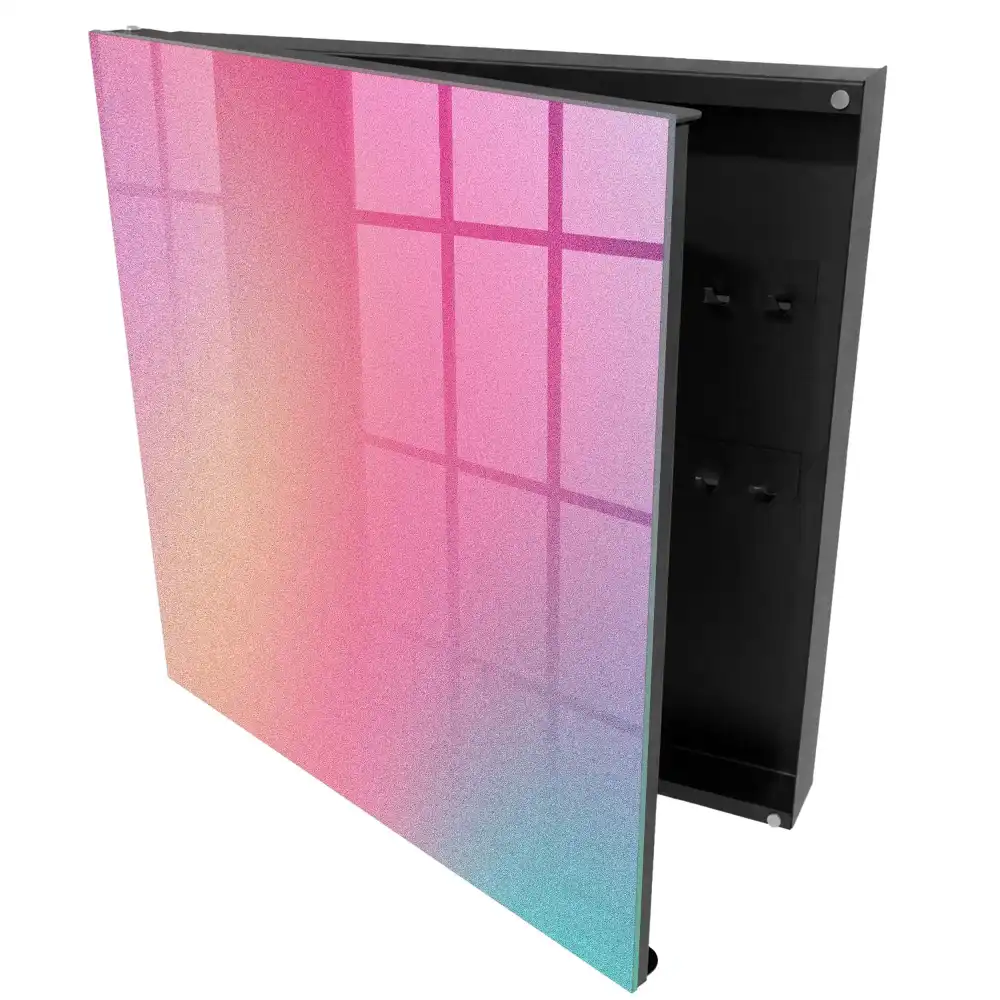 Skrzyneczka na klucze w pastelowych odcieniach z delikatną teksturą
