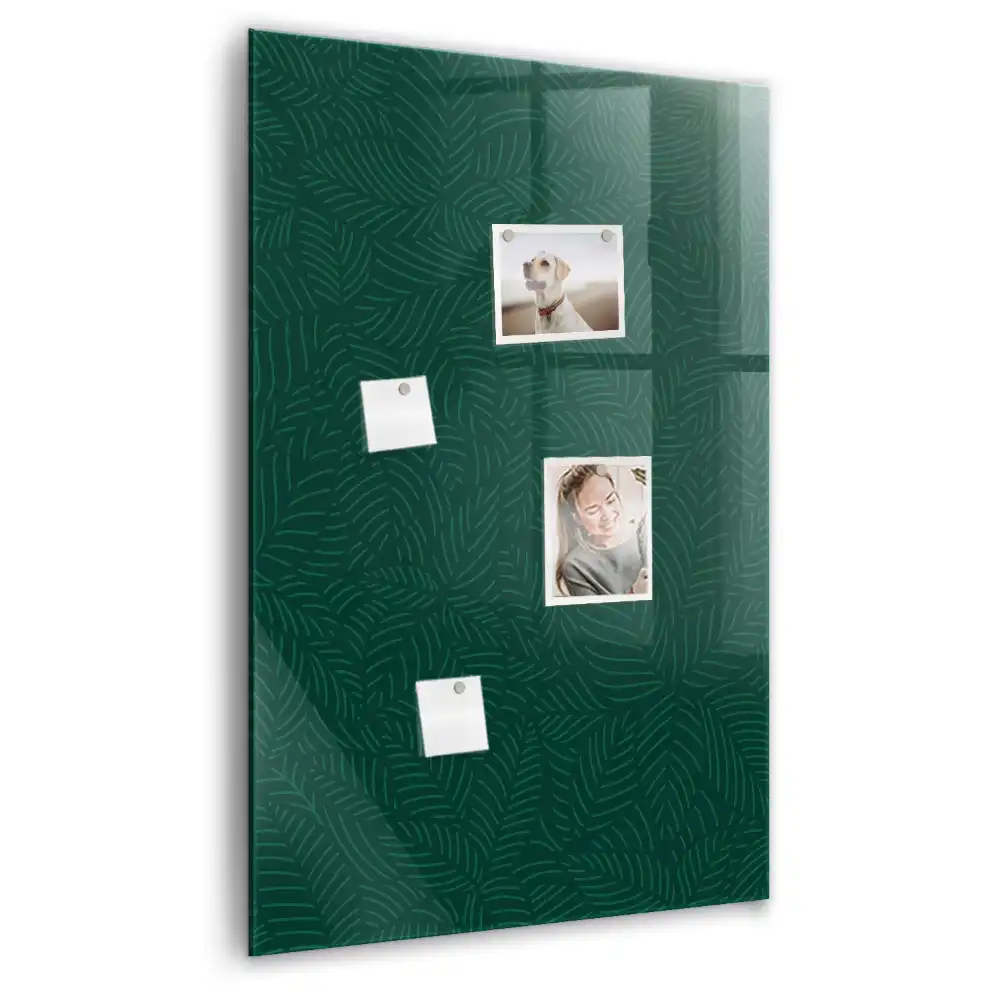 Tablica magnetyczna do pisania graficzne liście