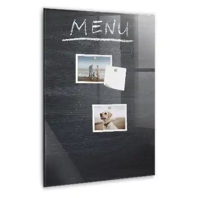 Tablica magnetyczna suchościeralna tablica restauracyjna