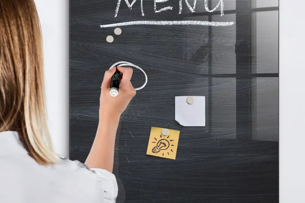 Tablica magnetyczna suchościeralna tablica restauracyjna