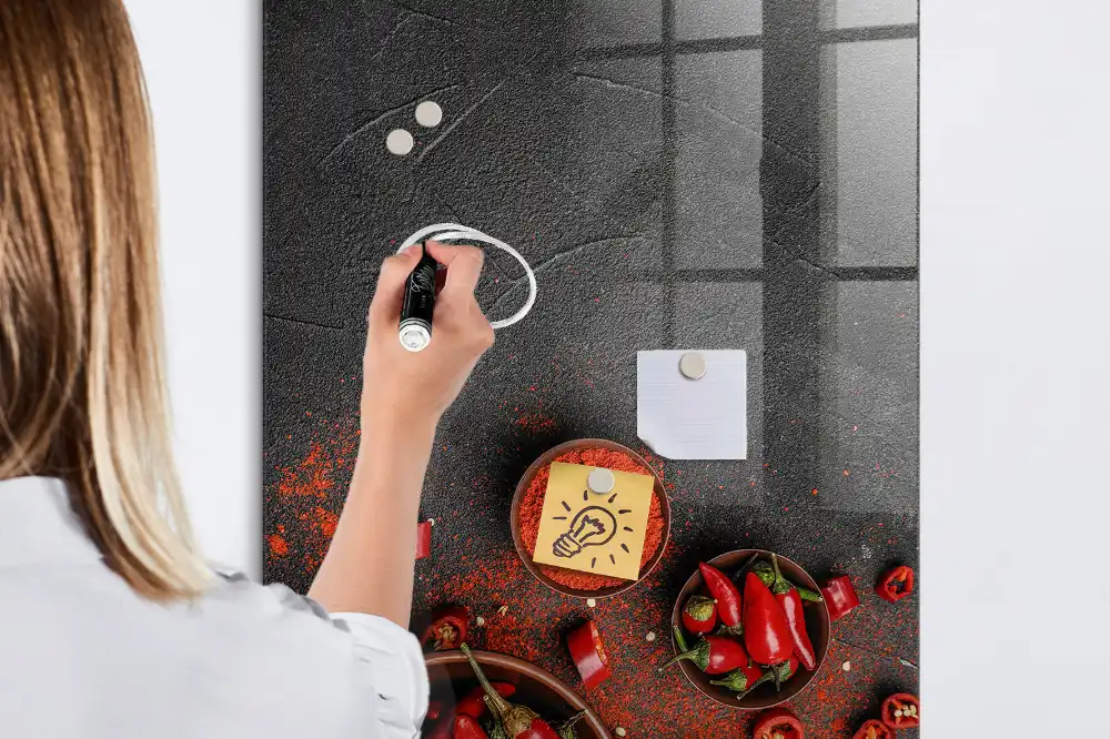 Tablica magnetyczna suchościeralna mielone chili