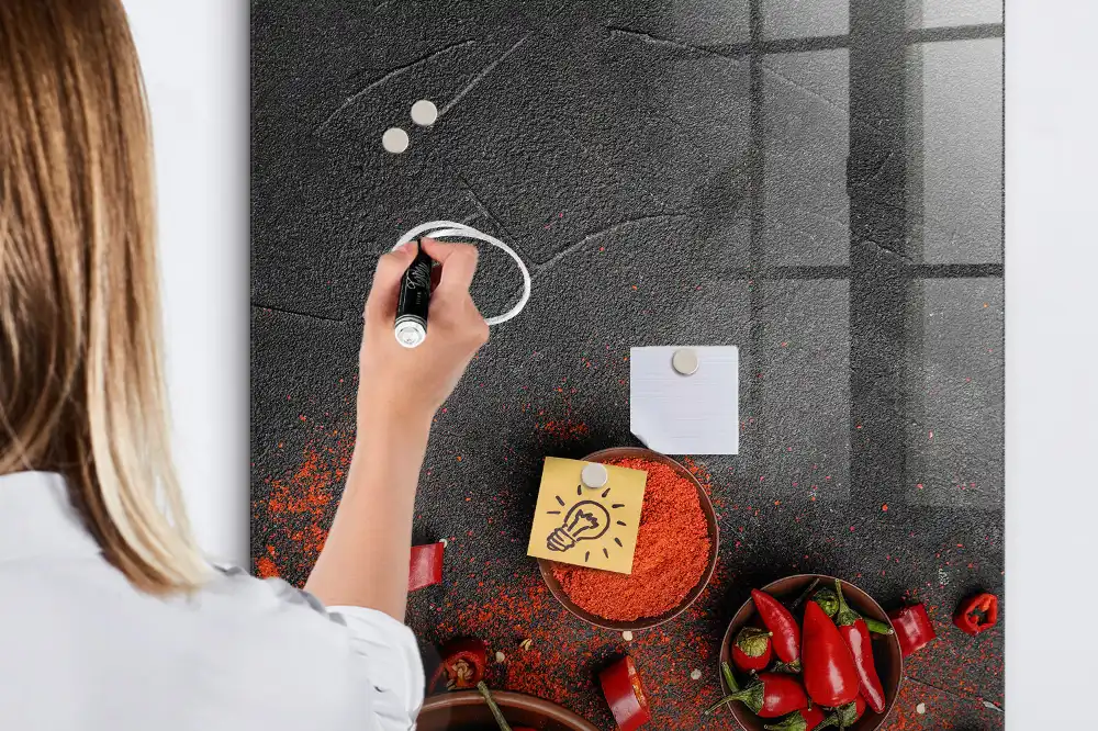 Tablica magnetyczna suchościeralna mielone chili