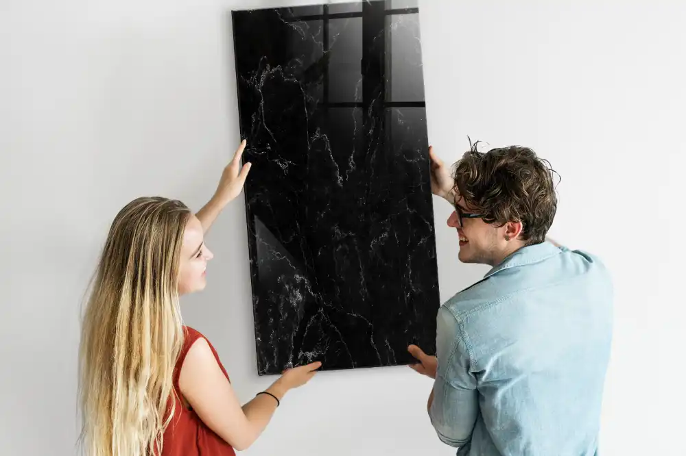 Tablica magnetyczna suchościeralna ciemny granit