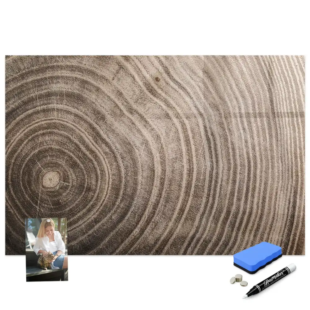 Magnetyczna tablica do rysowania kawałek pnia