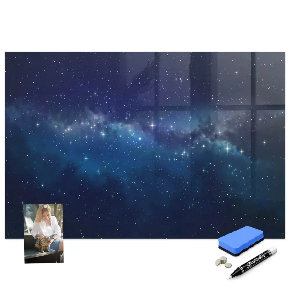 Magnetyczna tablica do rysowania gwieździste nocne niebo