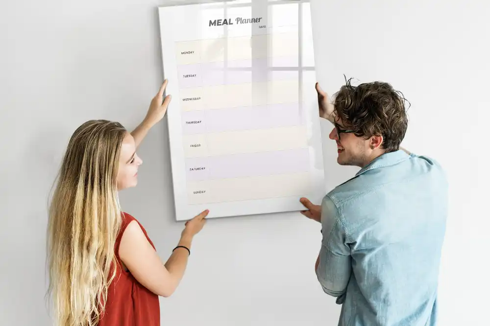 Tablica magnetyczna do rysowania organizer menu
