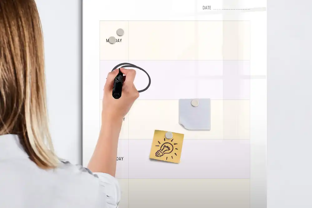 Tablica magnetyczna do rysowania organizer menu