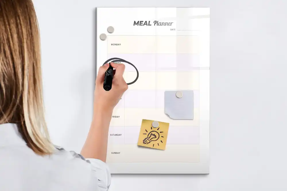 Tablica magnetyczna do rysowania organizer menu