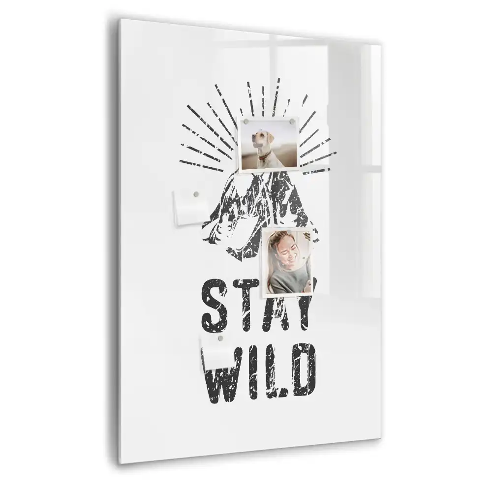Tablica magnetyczna do pisania górski motyw stay wild