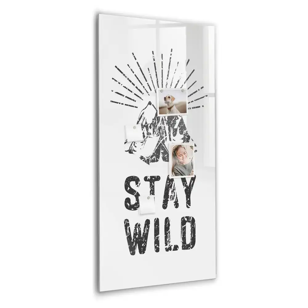Tablica magnetyczna do pisania górski motyw stay wild