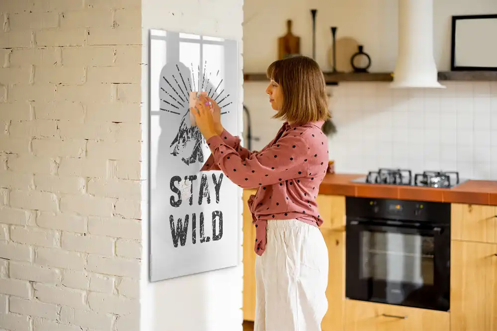 Tablica magnetyczna do pisania górski motyw stay wild