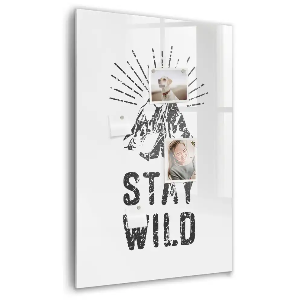 Tablica magnetyczna do pisania górski motyw stay wild