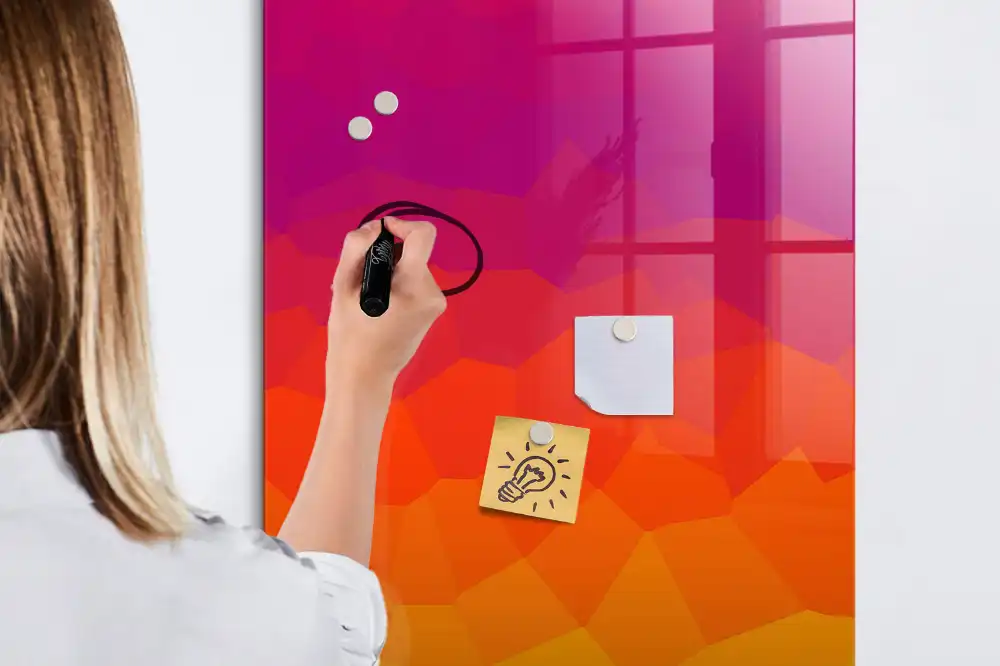 Tablica magnetyczna z pisakiem poranny gradient