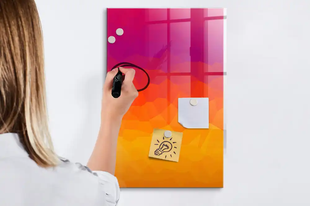 Tablica magnetyczna z pisakiem poranny gradient