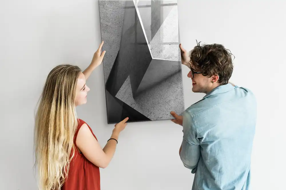 Tablica magnetyczna z pisakiem nowoczesna geometria