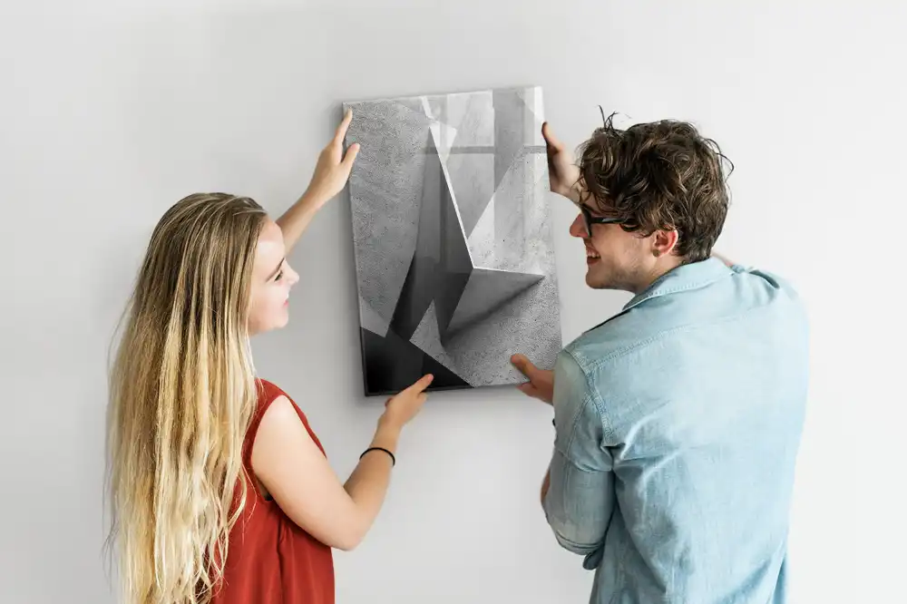 Tablica magnetyczna z pisakiem nowoczesna geometria