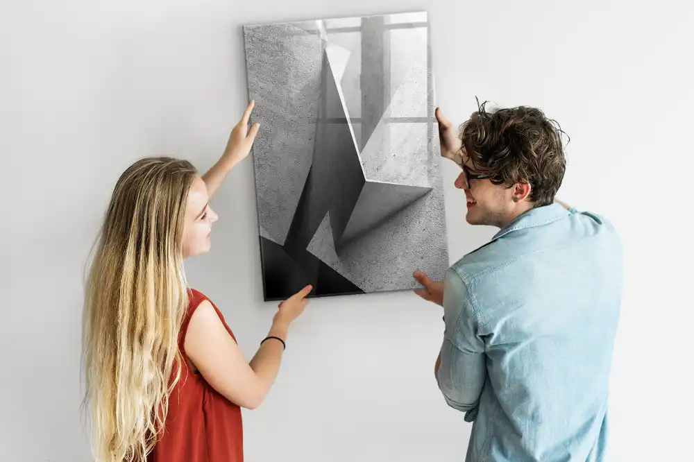 Tablica magnetyczna z pisakiem nowoczesna geometria