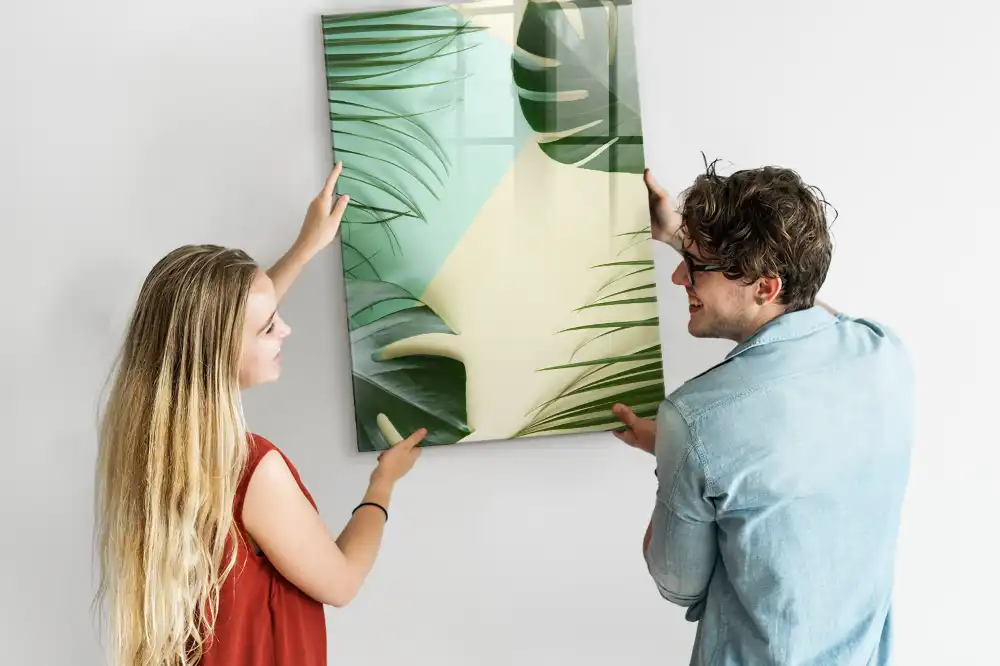 Tablica suchościeralna magnetyczna tropikalna monstera