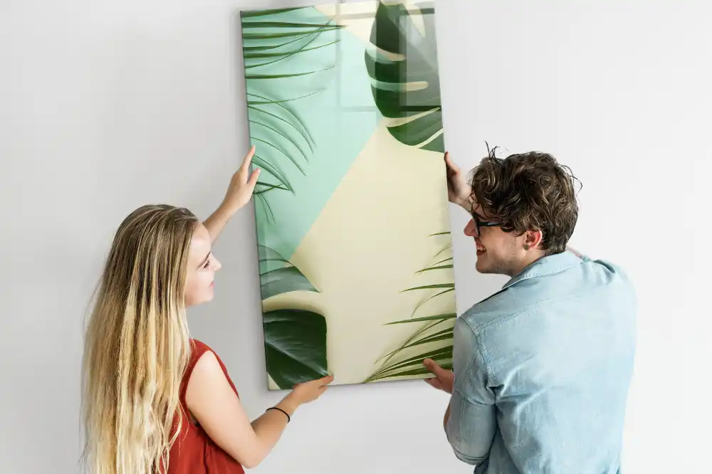 Tablica suchościeralna magnetyczna tropikalna monstera