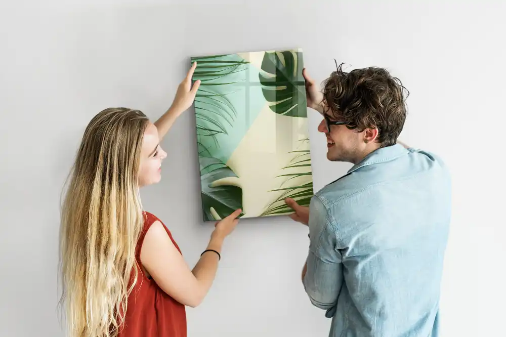 Tablica suchościeralna magnetyczna tropikalna monstera