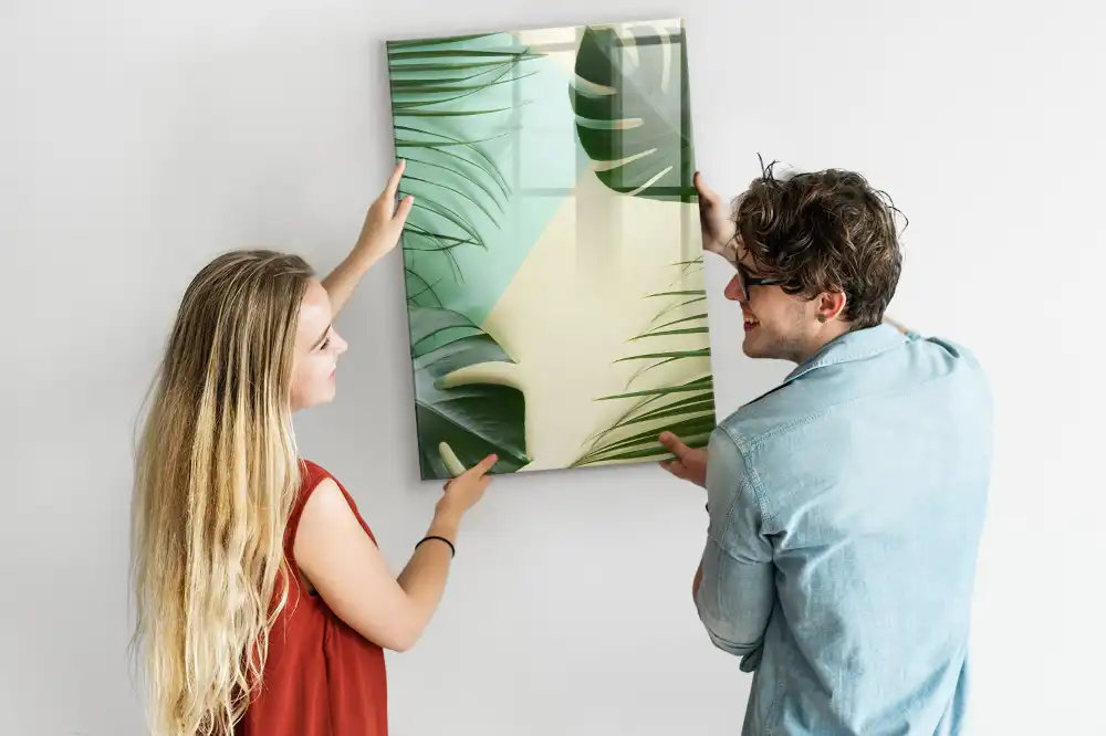 Tablica suchościeralna magnetyczna tropikalna monstera